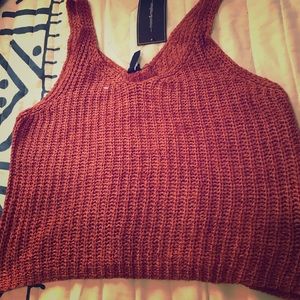 Knitted Crop Top Tank